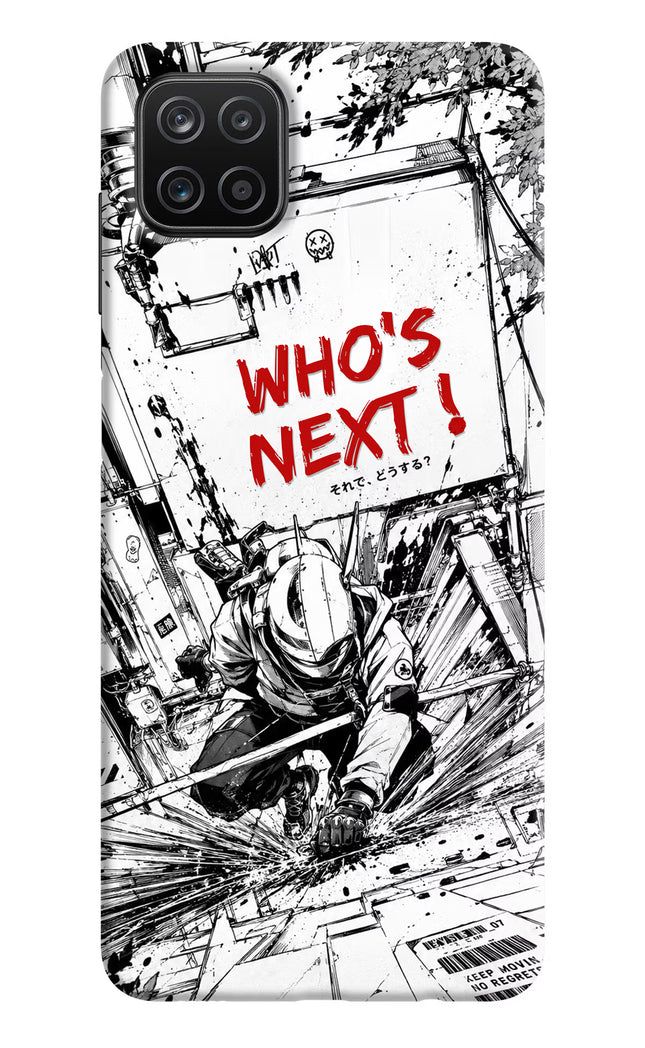 Who's Next Samsung A12 Hard Case Back Cover by Casekaro