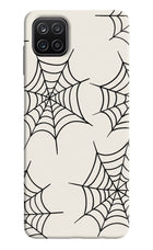Spider Web Samsung A12 Hard Case Back Cover by Casekaro