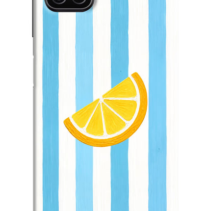 Summer Lemon Samsung A12 Hard Case Back Cover by Casekaro