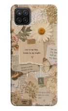 Vintage case Samsung A12 Hard Case Back Cover by Casekaro