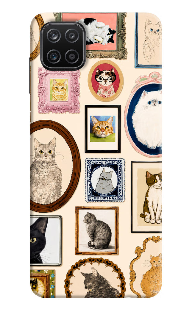 Mirror Cats Samsung A12 Hard Case Back Cover by Casekaro