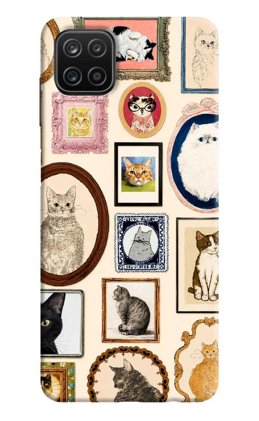 Mirror Cats Samsung A12 Back Cover, Hard case