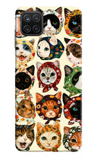 Cool Cat Samsung A12 Hard Case Back Cover by Casekaro