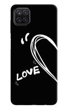Love Line Samsung A12 Hard Case Back Cover by Casekaro