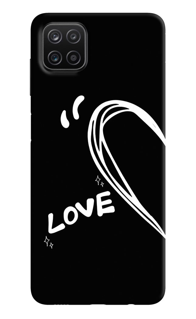 Love Line Samsung A12 Hard Case Back Cover by Casekaro