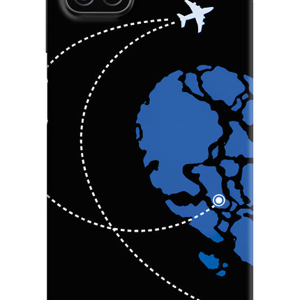Love Orbit Samsung A12 Hard Case Back Cover by Casekaro