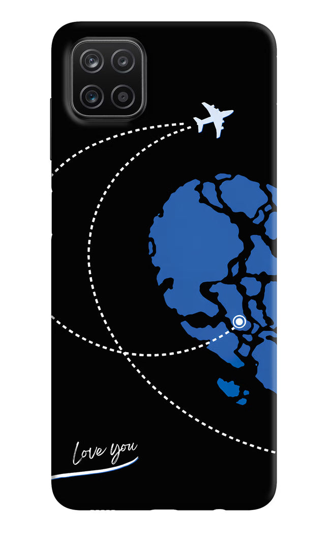 Love Orbit Samsung A12 Hard Case Back Cover by Casekaro
