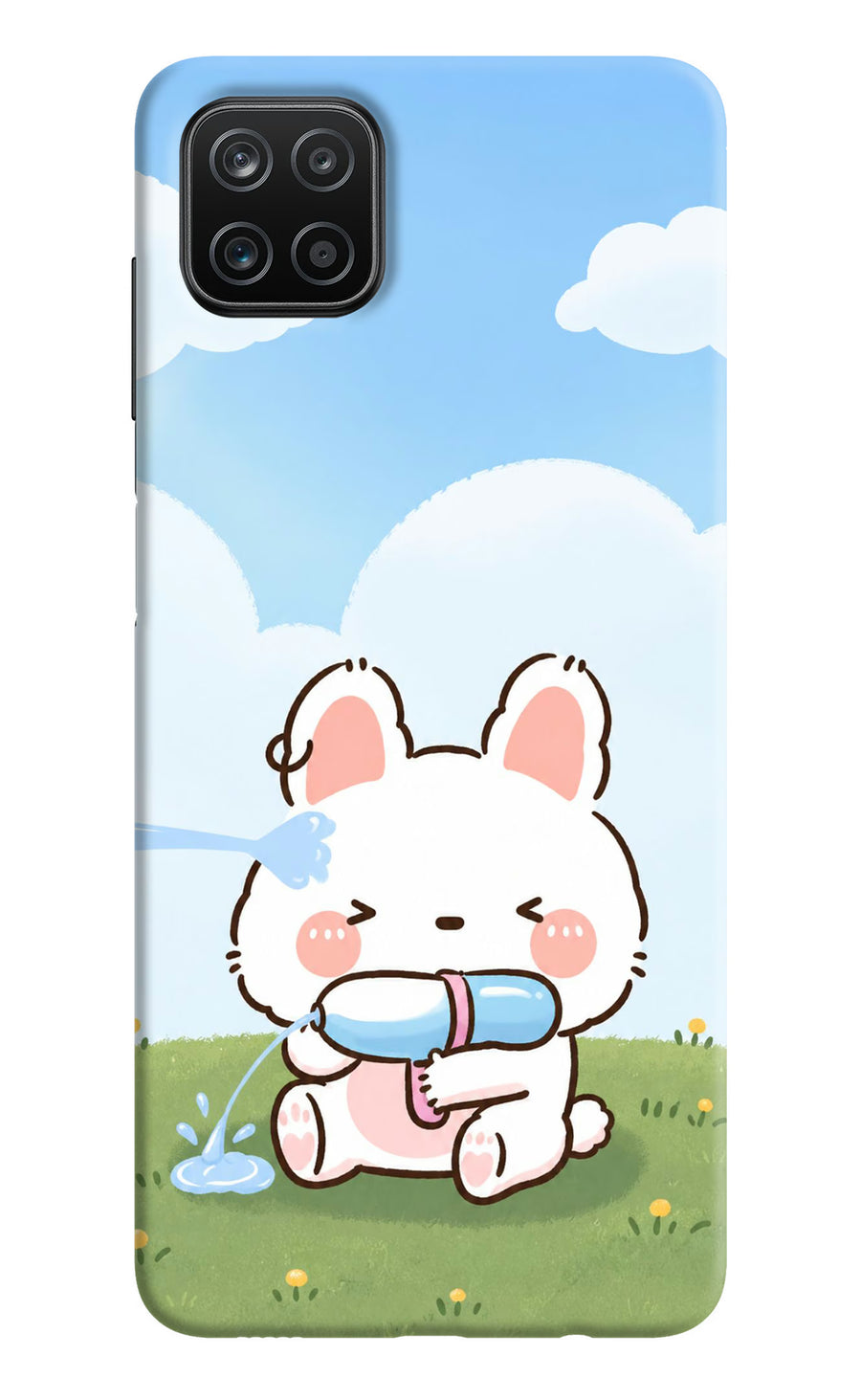 Bunny Treat Samsung A12 Back Cover, Hard case