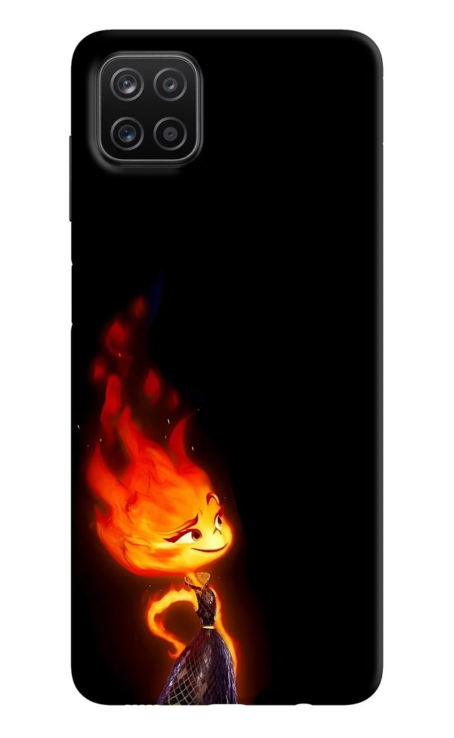 Ember Flame Samsung A12 Hard Case Back Cover by Casekaro