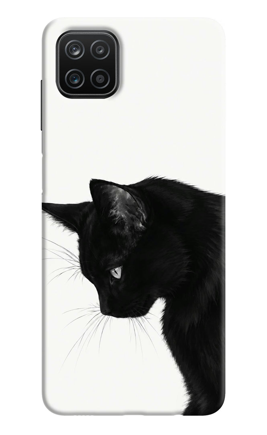 Shadow Gaze Samsung A12 Back Cover, Hard case