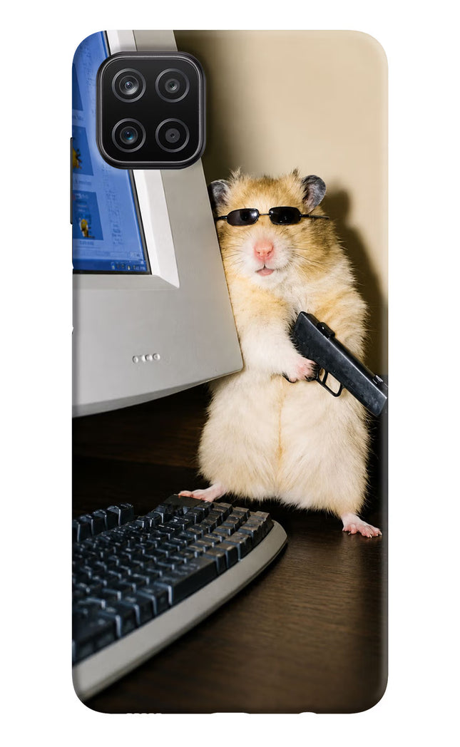Hacker Hamster Samsung A12 Hard Case Back Cover by Casekaro