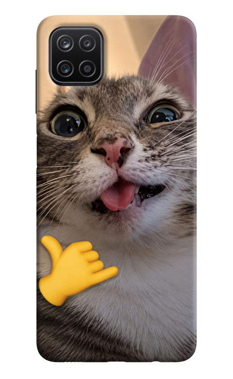 Silly Cat Call Samsung A12 Back Cover