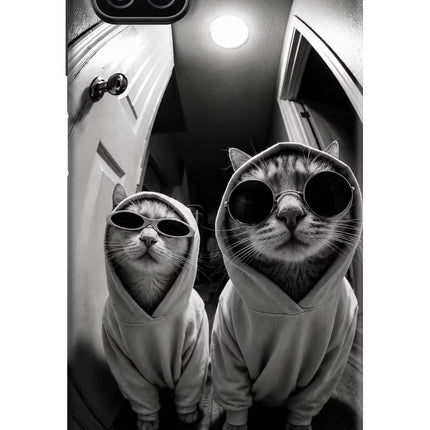 Hood Cats Samsung A12 Hard Case Back Cover by Casekaro