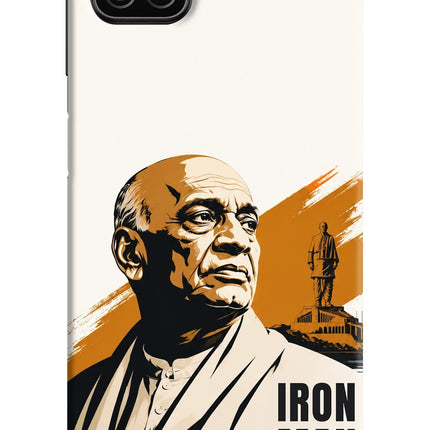 Sardar Patel Iron Will Samsung A12 Back Cover