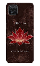 Bloom Samsung A12 Hard Case Back Cover by Casekaro