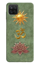 Om & Lotus Samsung A12 Back Cover