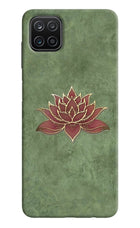 Lotus Grace Samsung A12 Hard Case Back Cover by Casekaro