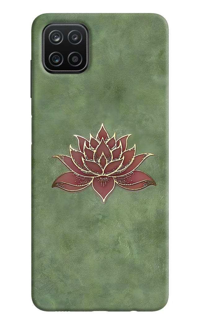 Lotus Grace Samsung A12 Hard Case Back Cover by Casekaro