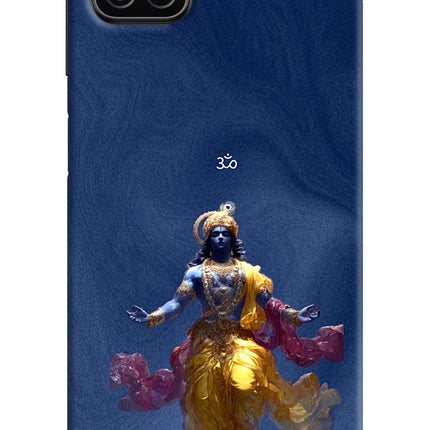 Cosmic Krishna Samsung A12 Hard Case Back Cover by Casekaro