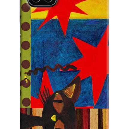 Pop Cat Samsung A12 Hard Case Back Cover by Casekaro