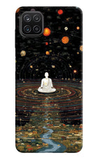 Space Monk Samsung A12 Hard Case Back Cover by Casekaro