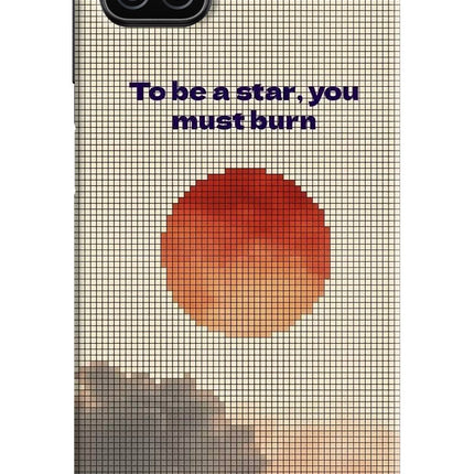 Pixel Sun Samsung A12 Hard Case Back Cover by Casekaro