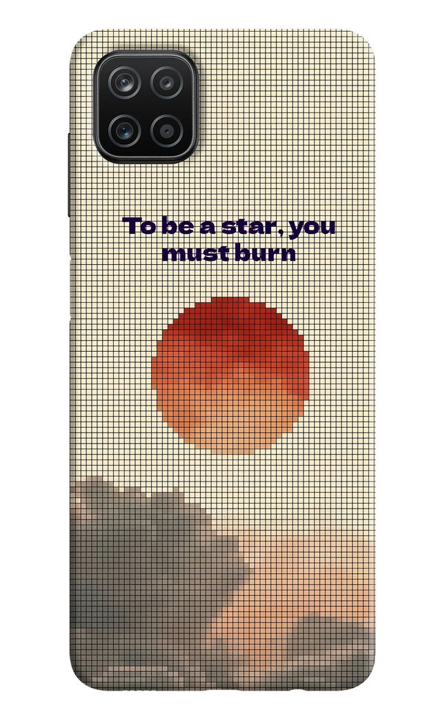 Pixel Sun Samsung A12 Hard Case Back Cover by Casekaro