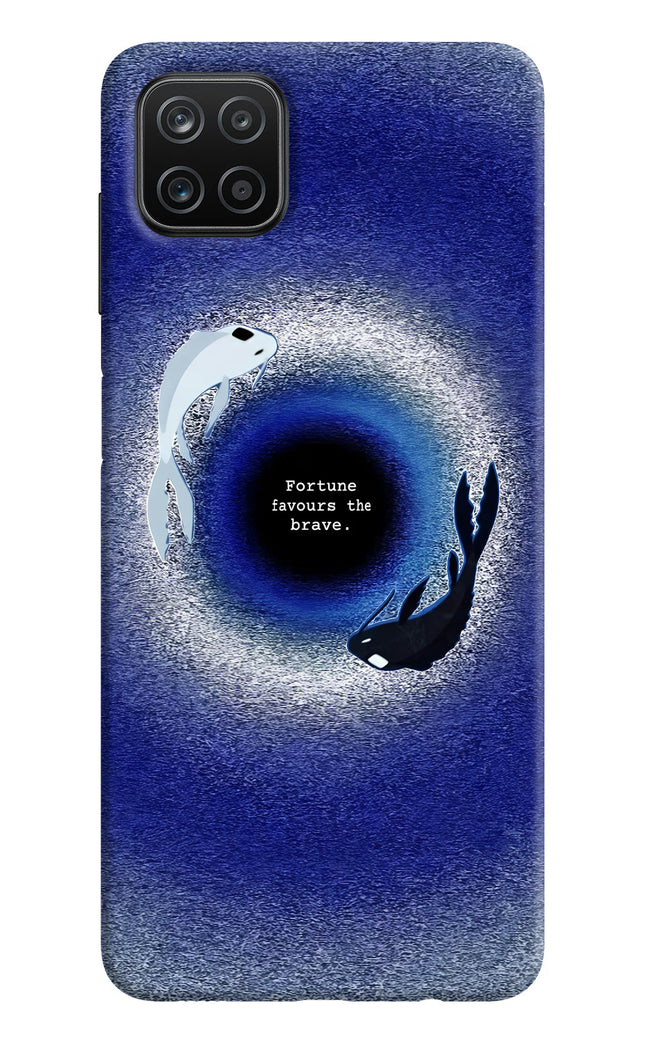 Dark Koi Samsung A12 Hard Case Back Cover by Casekaro