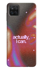 Pink Aura Samsung A12 Hard Case Back Cover by Casekaro