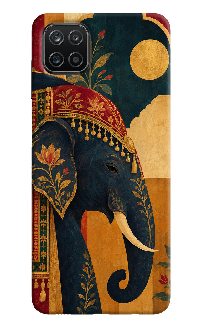 Royal Elephant Samsung A12 Hard Case Back Cover by Casekaro