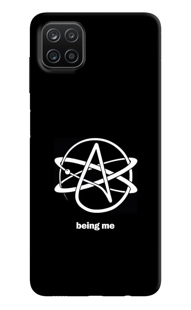 Atheist Symbol Samsung A12 Hard Case Back Cover by Casekaro