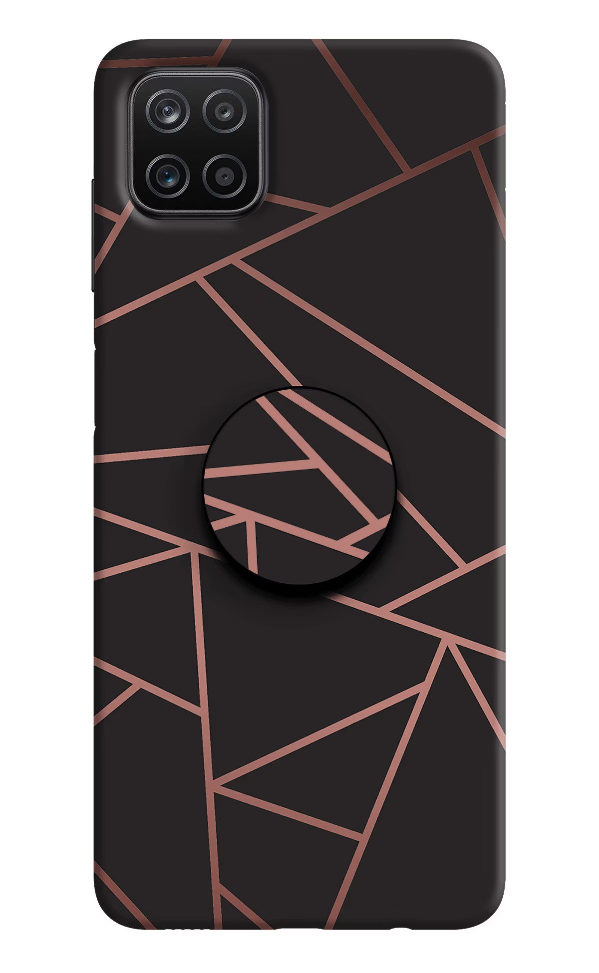 Geometric Pattern Samsung A12 Pop Case