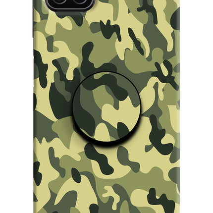 Camouflage Samsung A12 Pop Case by Casekaro
