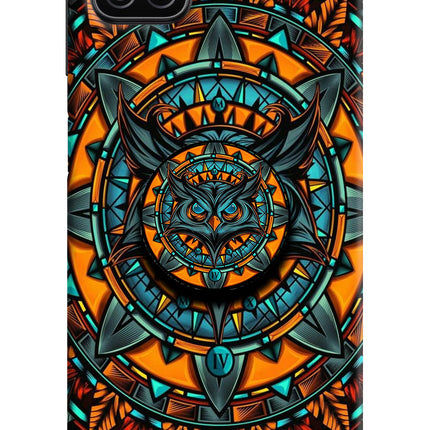 Angry Owl Samsung A12 Pop Case by Casekaro