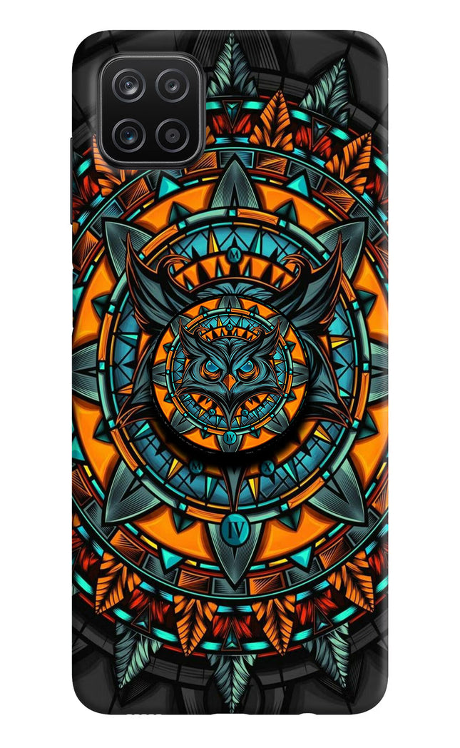 Angry Owl Samsung A12 Pop Case by Casekaro