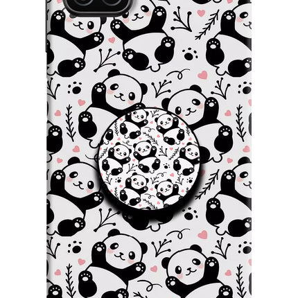 Cute Panda Samsung A12 Pop Case by Casekaro