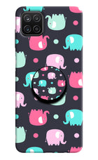 Baby Elephants Samsung A12 Pop Case by Casekaro