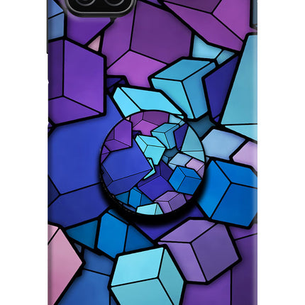 Cubic Abstract Samsung A12 Pop Case by Casekaro