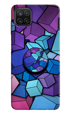 Cubic Abstract Samsung A12 Pop Case by Casekaro