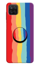 Rainbow Samsung A12 Pop Case by Casekaro