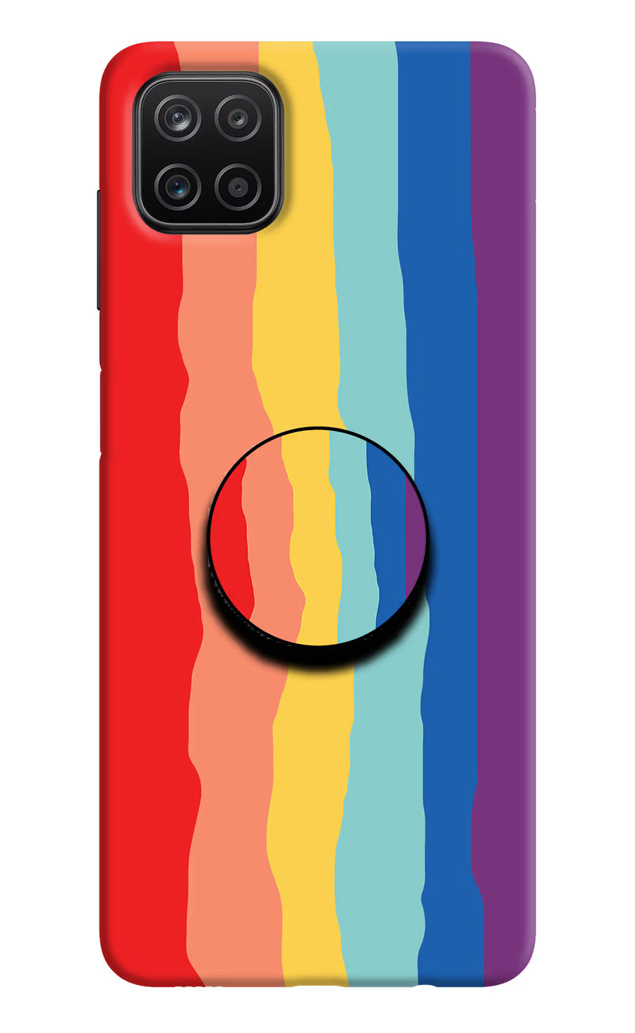 Rainbow Samsung A12 Pop Case, Hard case
