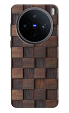 Wooden Cube Design Vivo X200T Back Cover