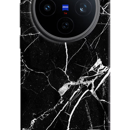 Black Marble Pattern Vivo X200T Back Cover