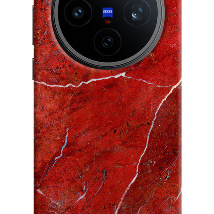 Red Marble Design Vivo X200T Back Cover