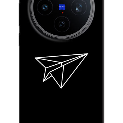 Paper Plane White Vivo X200T Back Cover