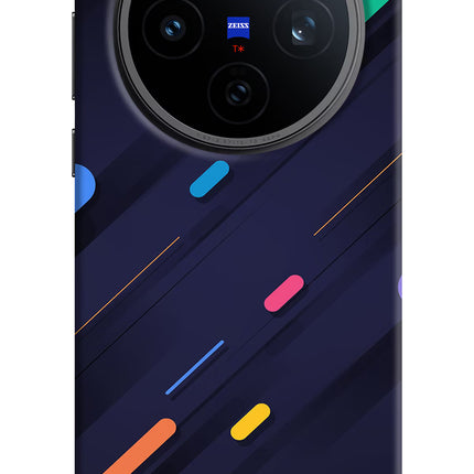 Abstract Design Vivo X200T Back Cover