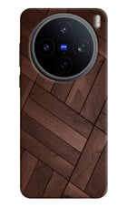 Wooden Texture Design Vivo X200T Back Cover