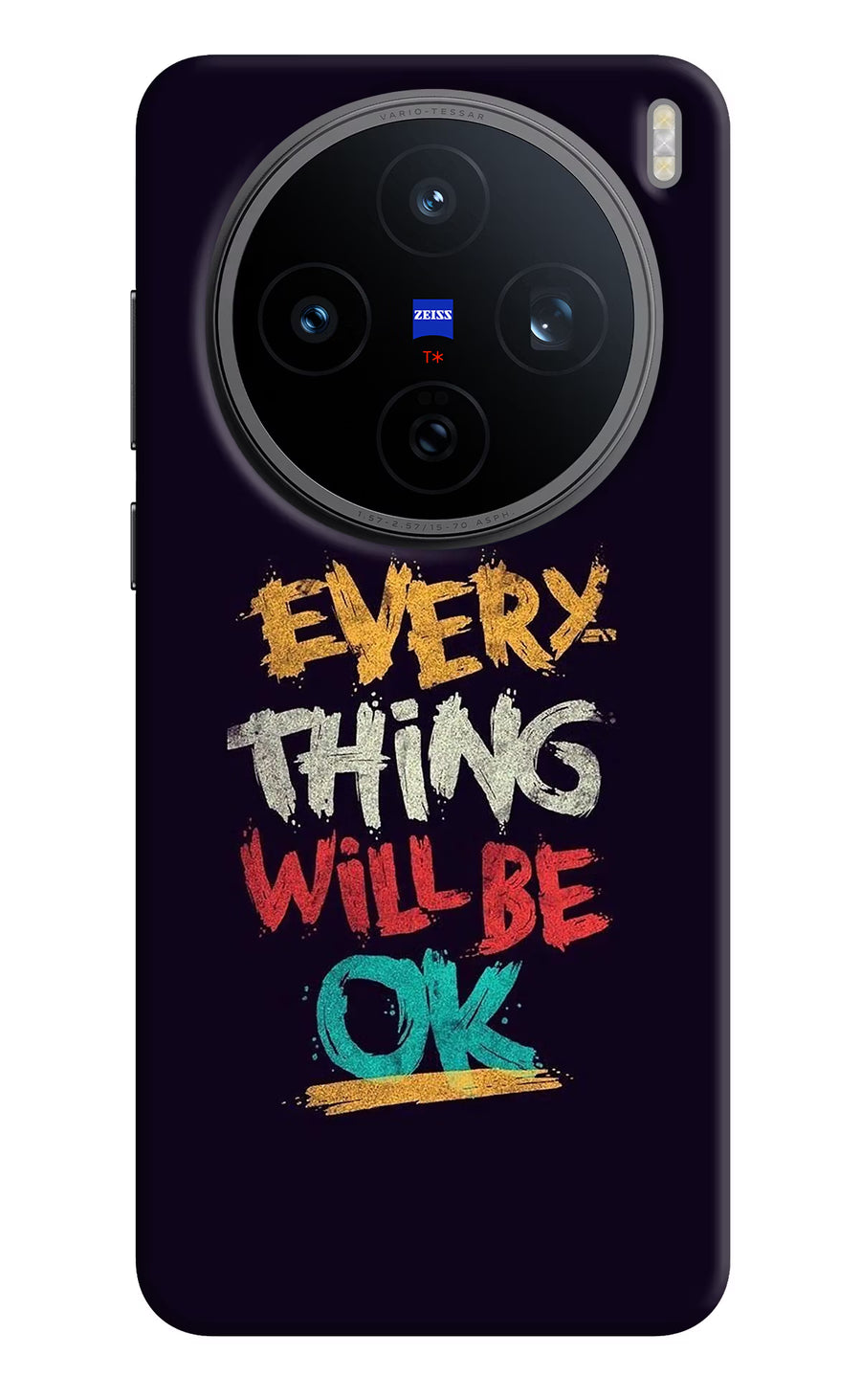Everything Will Be Ok Vivo X200T Back Cover, Hard case