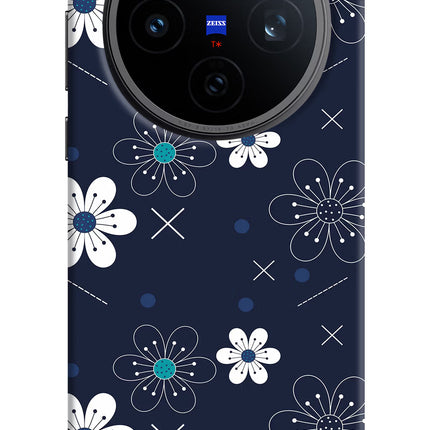 Flowers Vivo X200T Back Cover