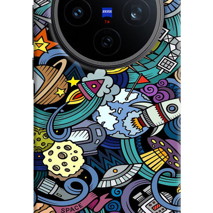 Space Abstract Vivo X200T Back Cover